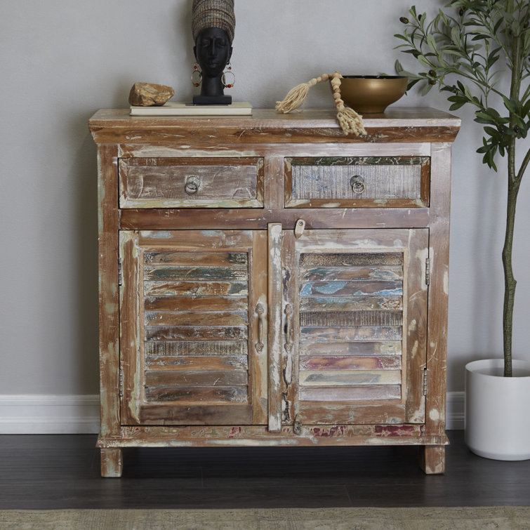 Reclaimed wood accent deals cabinet